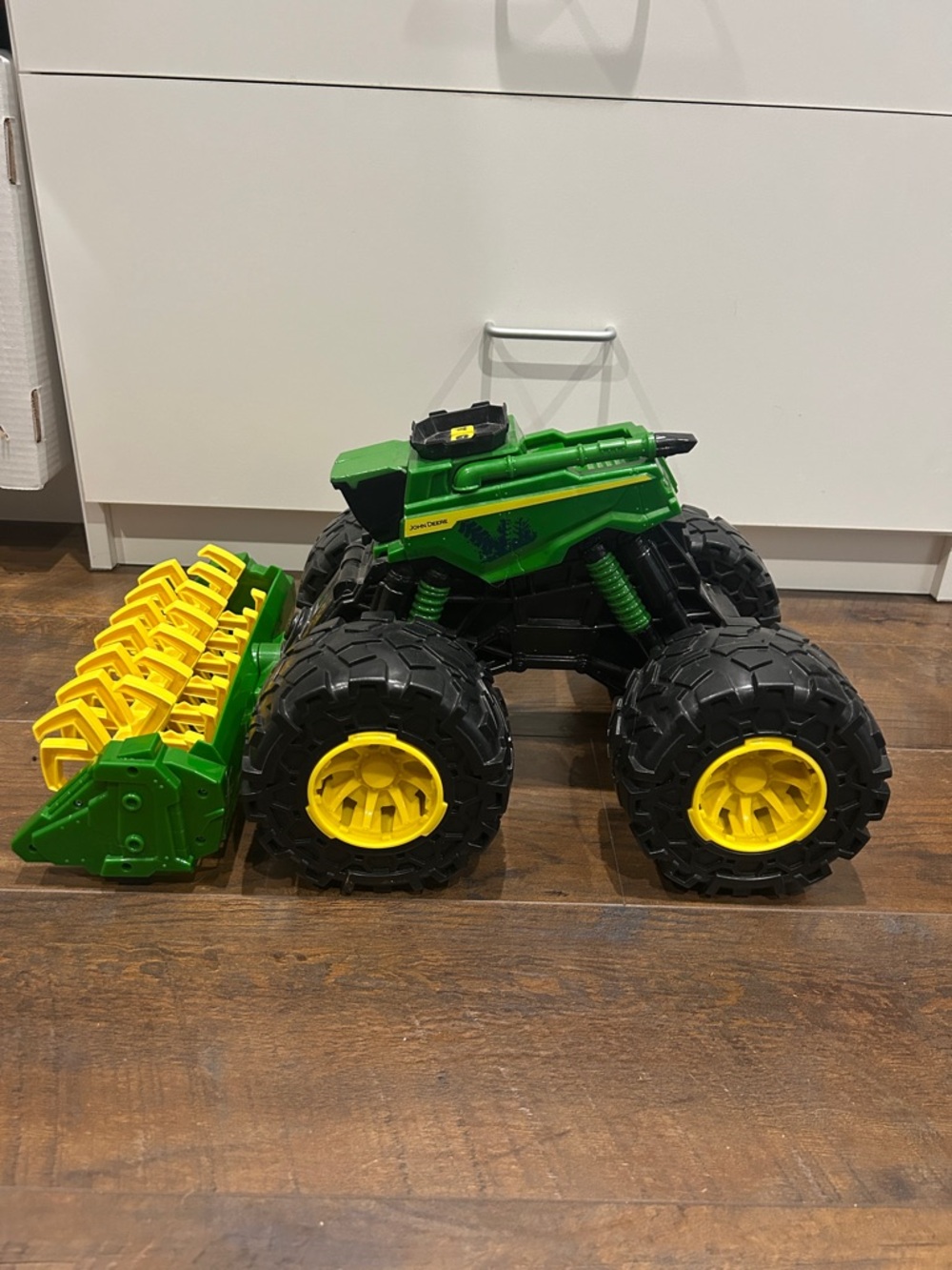John Deere Green and Yellow Monster Tractor Truck Toy